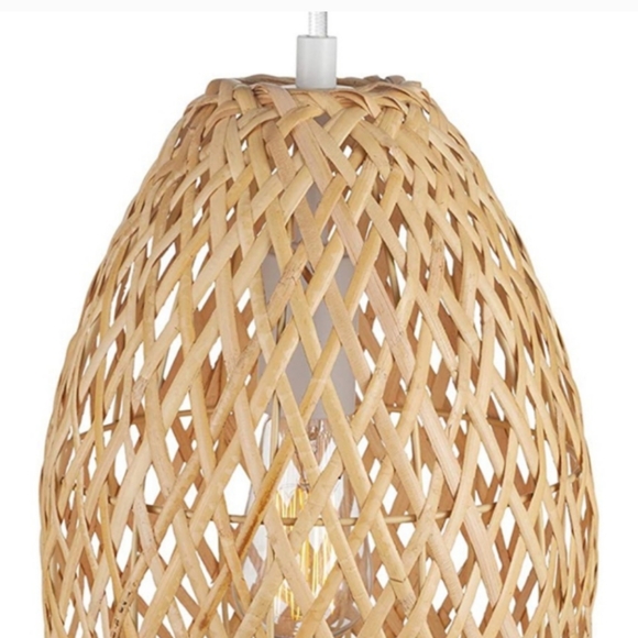 Bohemian Light Fixter Pendant Light Twine Shade Light Lamp - Picture 5 of 10